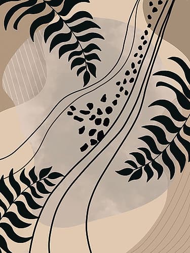 Fern Trail 1 Art Print