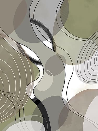 Fluidity Wave 1 Abstract Art Print