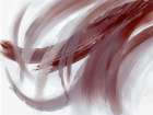 Swish In Burgundy 1 Art Print