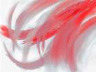 Swish In Red 1 Art Print