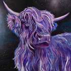 Purple Highland Art Print