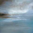 Blue Seascape Art Print