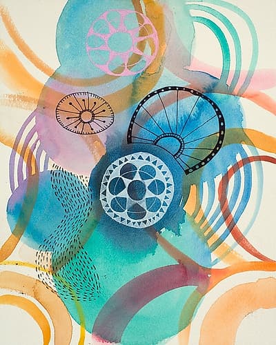 Joyful 4 Art Print by Faith Evans-Sills