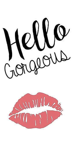 Hello Fashion Print