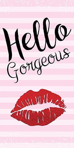 Glamour Gorgeous Fashion Print