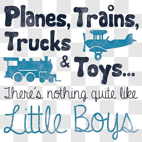 Little Boys Art Print