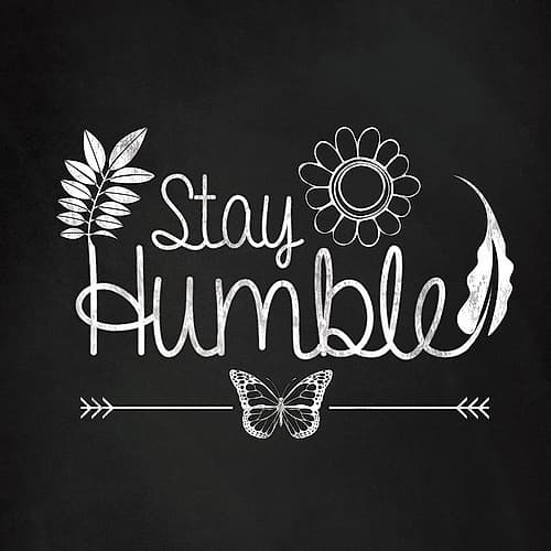 Chalk Humble Art Print