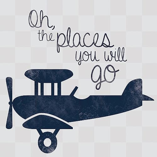 Air Plane Go Art Print