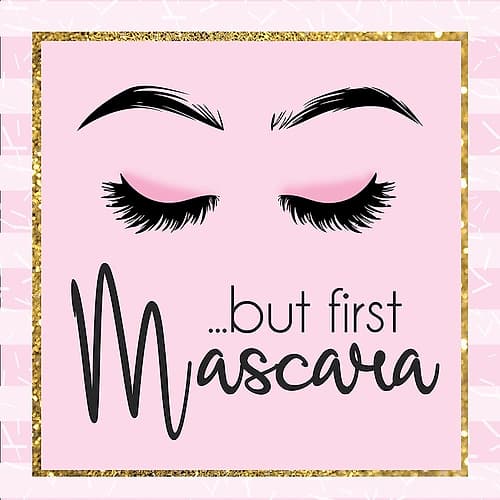 Glamour Mascara Art Print