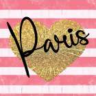 Paris Heart Art Print