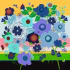 Cool Preppy Garden Art Print
