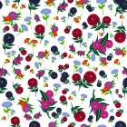 Garden  Crushed Scatter On White Art Print