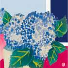 Hydrangeas From The Garden Art Print