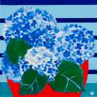 Hydrangeas On Holiday Art Print