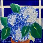 Hydrangeas Picnic Art Print