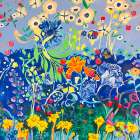 Storybook Garden Art Print