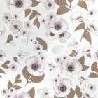Cocoa Floral Softened Floral Art Print