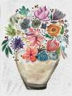 Bountiful Blossoms Watercolor Splendor Art Print