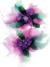 Mystic Petals Alcohol Ink Flourish Art Print
