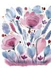 Purple And Blue Garden 2 Art Print