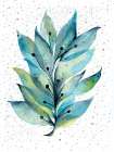 Cerulean Dreamscape 1 Art Print