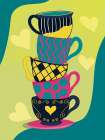 Tea Set 2 Art Print