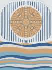 Peaceful Coastal 1 Art Print