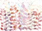 Watercolor Leaves Garden 1 Art Print