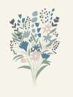 Botanical Bliss No Border 1 Art Print