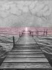 Dreamy Boat Dock Art Print