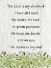The Lord is Beside Me Art Print