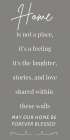 Forever Home Gray Art Print