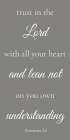 Trust In The Lord Art Print