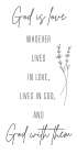 God Is Love Art Print