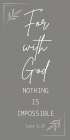 Nothing Is Impossible Art Print