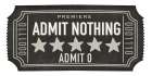 Admin Nothing BW Art Print