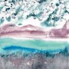 Icy Mountains Valley 1 Art Print