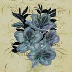 Cotillion Flowers 1 Art Print