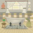 Bathroom Set 1 Art Print