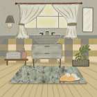 Bathroom Set 2 Art Print