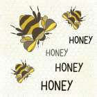 Bee Unique 2 Art Print