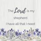 The Lord Is My Sheperd 1 Art Deco Print