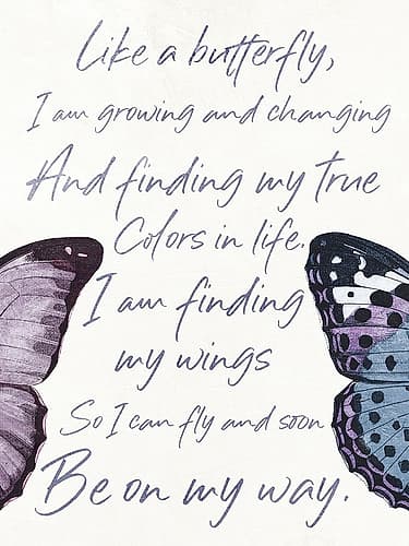 Butterfly High Two Art Print