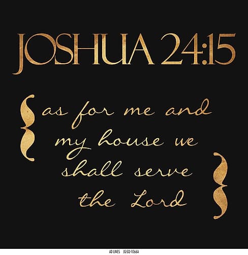 Shall Serve Religious Print