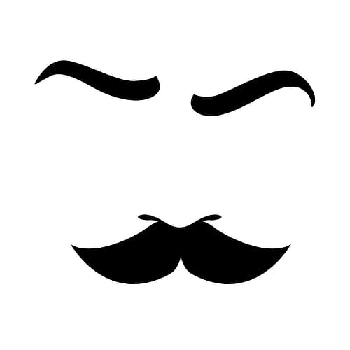 His Face Fashion Print