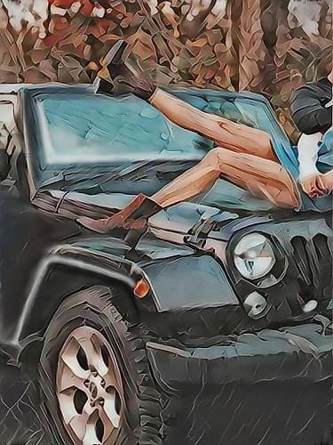 Crusin Love Art Print