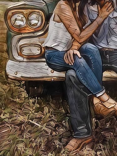 Those Cross Legs And Trucks Art Print
