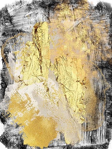 Abstract Foil Art Print