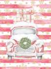 Old Car And The Presents Art Print