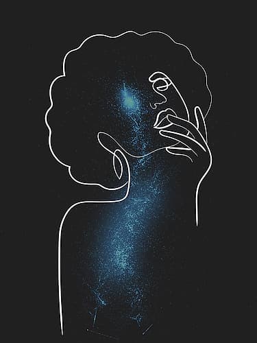Serene Expression Figurative Print